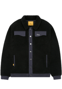 Dime MTL Sherpa Denim Jacket Black