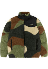 Load image into Gallery viewer, Dime MTL Sherpa Puffer Jacket Camo
