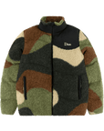 Dime MTL Sherpa Puffer Jacket Camo