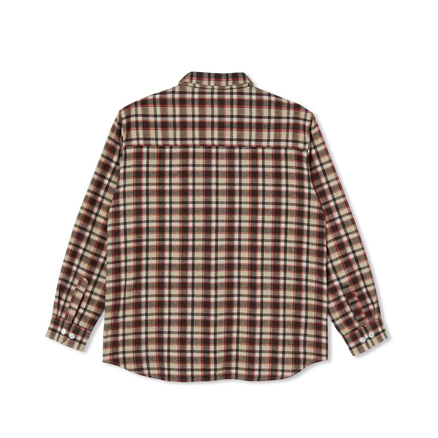 Polar Skate Co. Flannel Shirt Brown