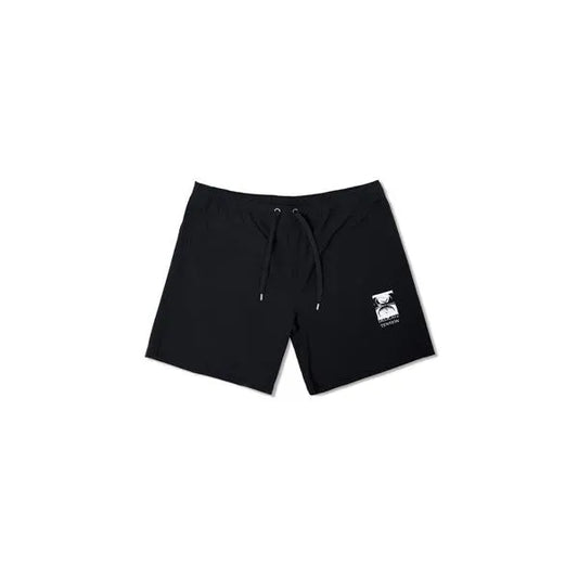Former - MEIN SWANS SWIM TRUNK - Black - ARROW & BEAST
