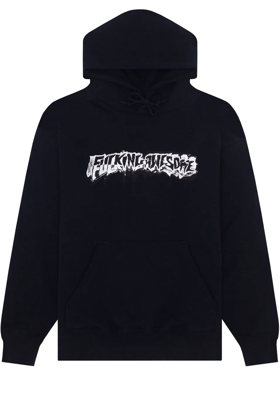 Fucking Awesome Dill Cut Up Logo Hoodie Black
