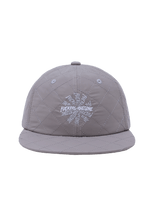 Load image into Gallery viewer, Fucking Awesome Quilted Spiral 6 Panel Snapback Grey
