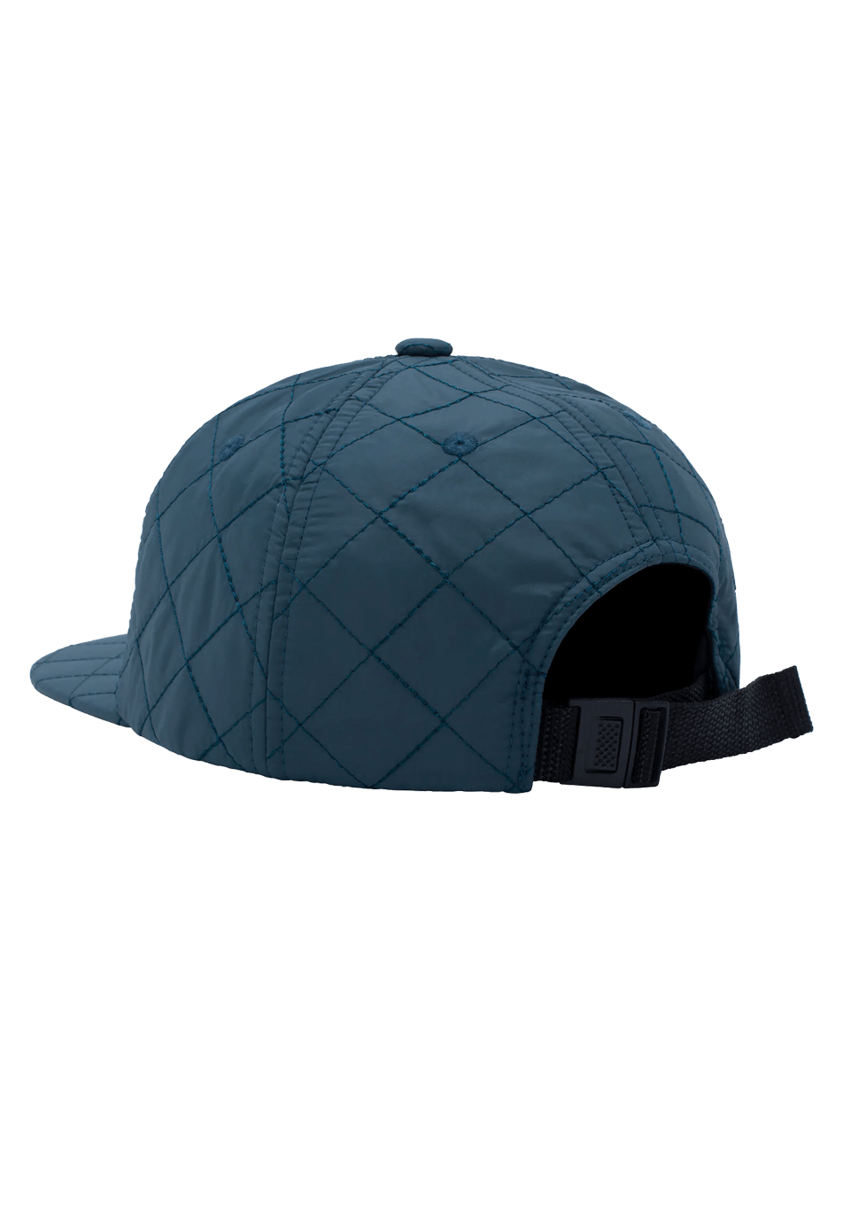 Fucking Awesome Quilted Spiral 6 Panel Snapback Teal