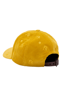 Fucking Awesome Scattered FA Corduroy Strapback Yellow