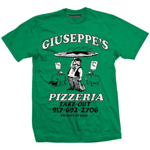 Call Me 917 Giuseppe's Green Tee Green