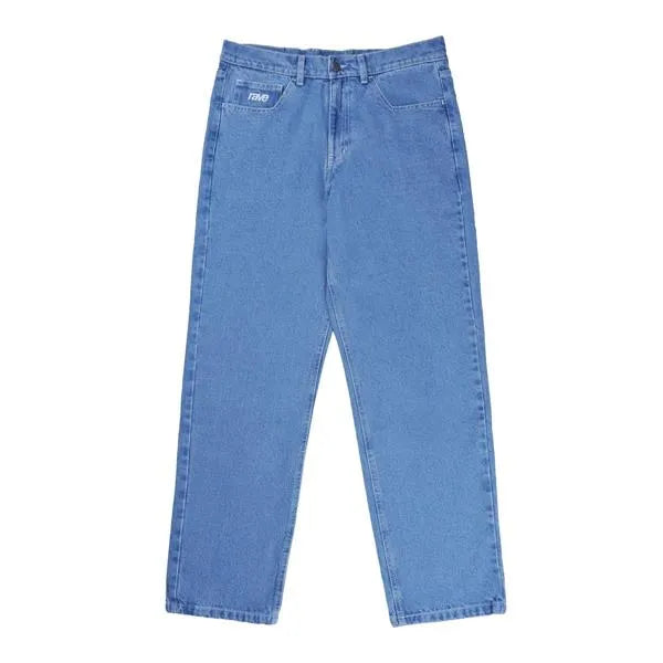Rave Skateboards - GROS DENIM PANT BLUE RINSED - BLUE RINSED - ARROW & BEAST
