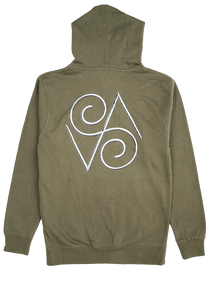 Grotesque Five Nines Fine Hoodie Green