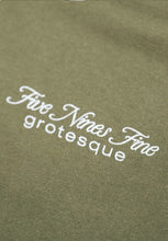 Load image into Gallery viewer, Grotesque Five Nines Fine Hoodie Green
