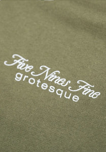 Grotesque Five Nines Fine Hoodie Green