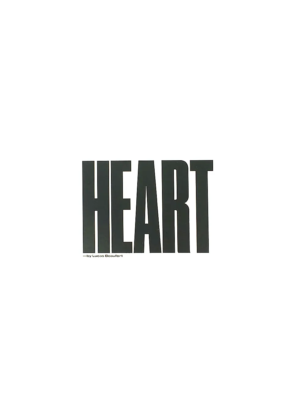 Lucas Beaufort Heart Coffe Table Book - ARROW & BEAST