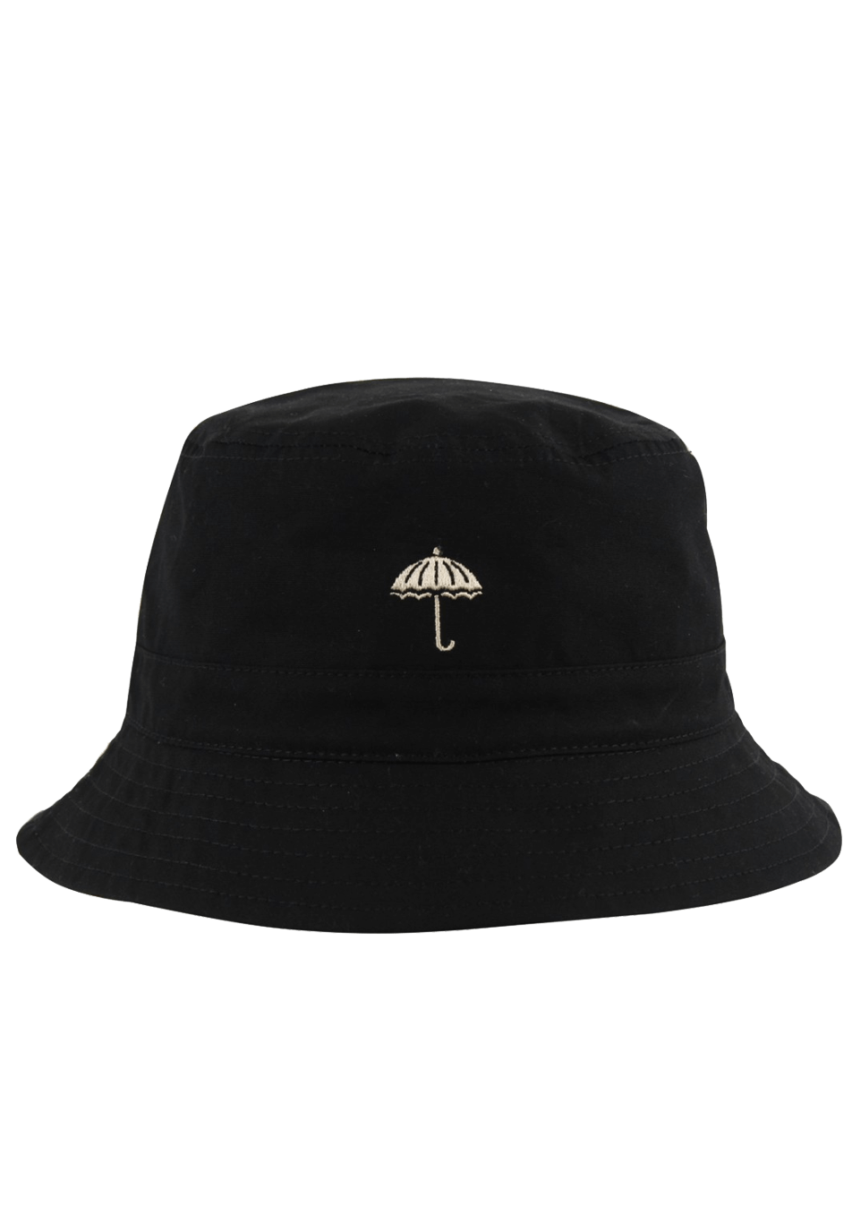 Hélas Limited Spaniel Reversible Bucket Hat Black Beige