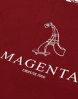 Magenta Skateboards 10 Skateboards Year Depuis T-Shirt Burgund
