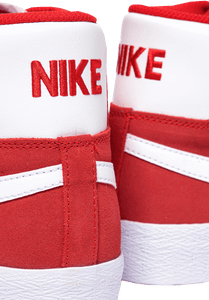 Nike SB Blazer Mid Classic Red And White ONLINE ONLY