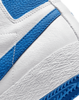 Nike SB Blazer Mid ISO White Varsity Royal EN LIGNE UNIQUEMENT