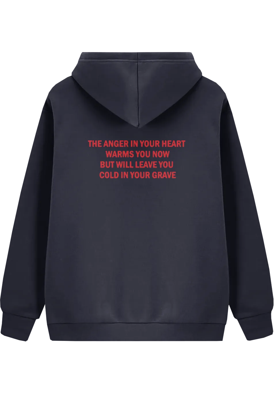 Paradise The Anger In Your Heart Hood Dark Navy OUTLET - ARROW & BEAST