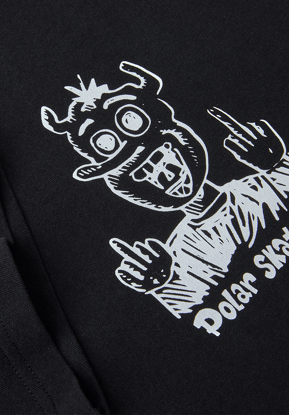Polar Skate Co. Devil Man T-Shirt Schwarz