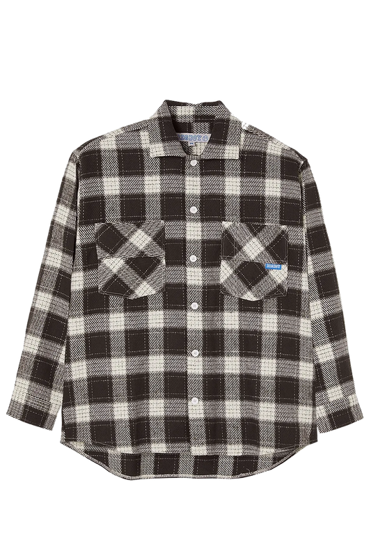 Polar Skate Co. Big Boy Flannel Shirt Brown - ARROW & BEAST