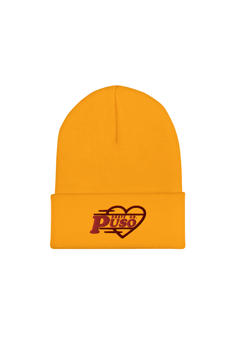 Puso Franchise Logo Beanie Old Knight Yellow