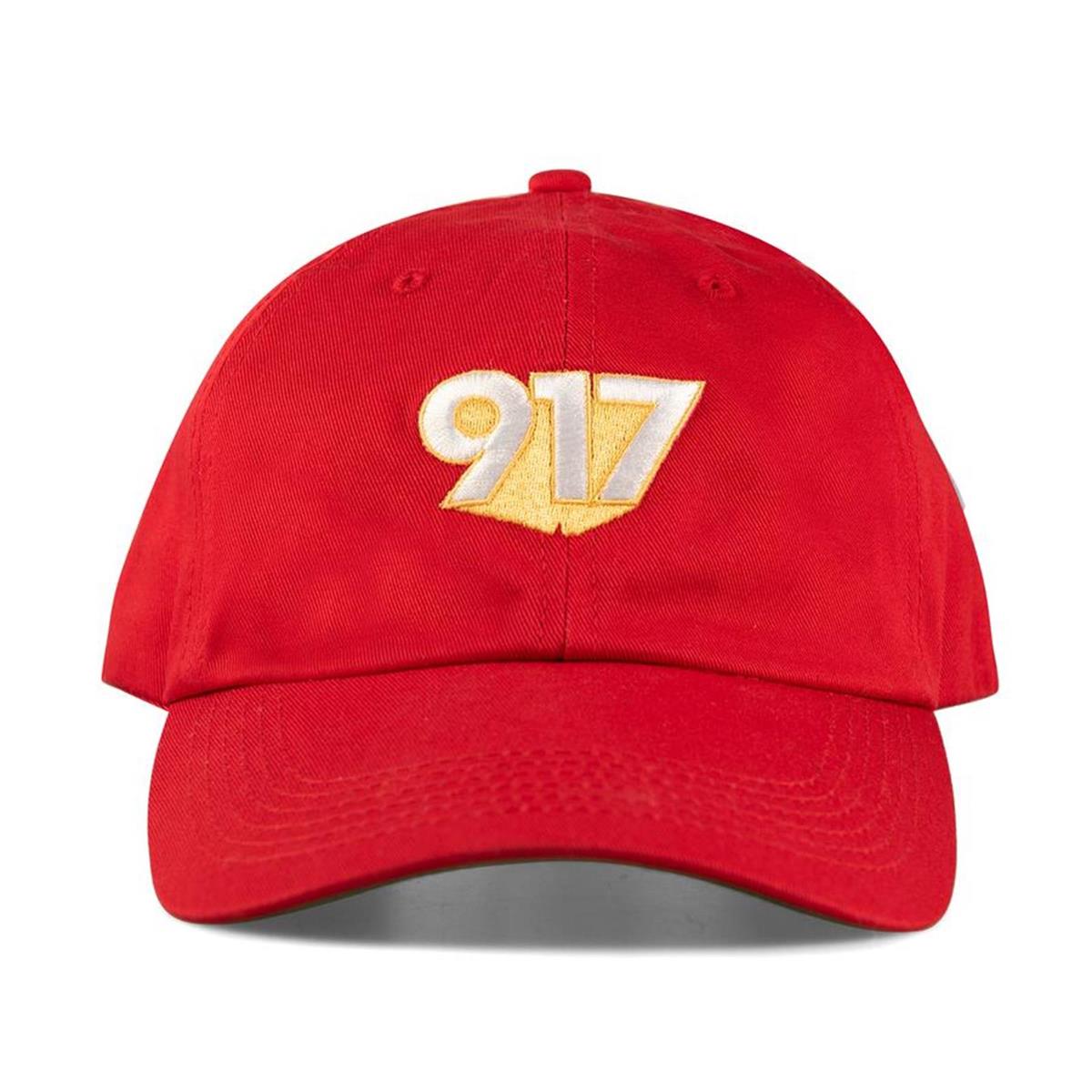 Call Me 917 - 3D Red Dad Hat
