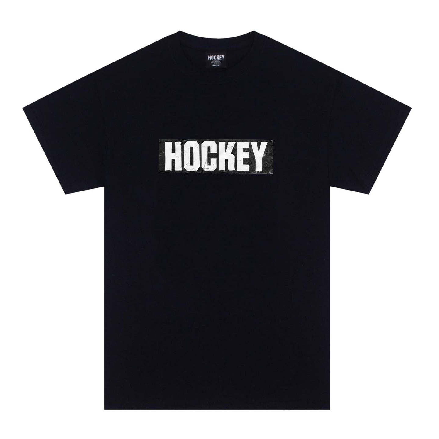 Hockey Skateboards Sticker Logo Tee Black