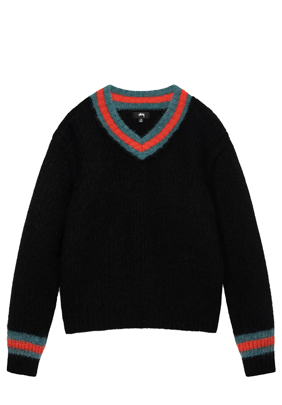 Stussy Mohair Tennis Sweater Black ONLINE ONLY
