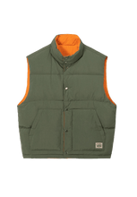 Load image into Gallery viewer, Stussy Reversible Down Workgear Vest Olive
