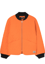 Load image into Gallery viewer, Stussy S Quilted Liner Jacket Orange
