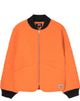 Stussy S Quilted Liner Jacket Orange