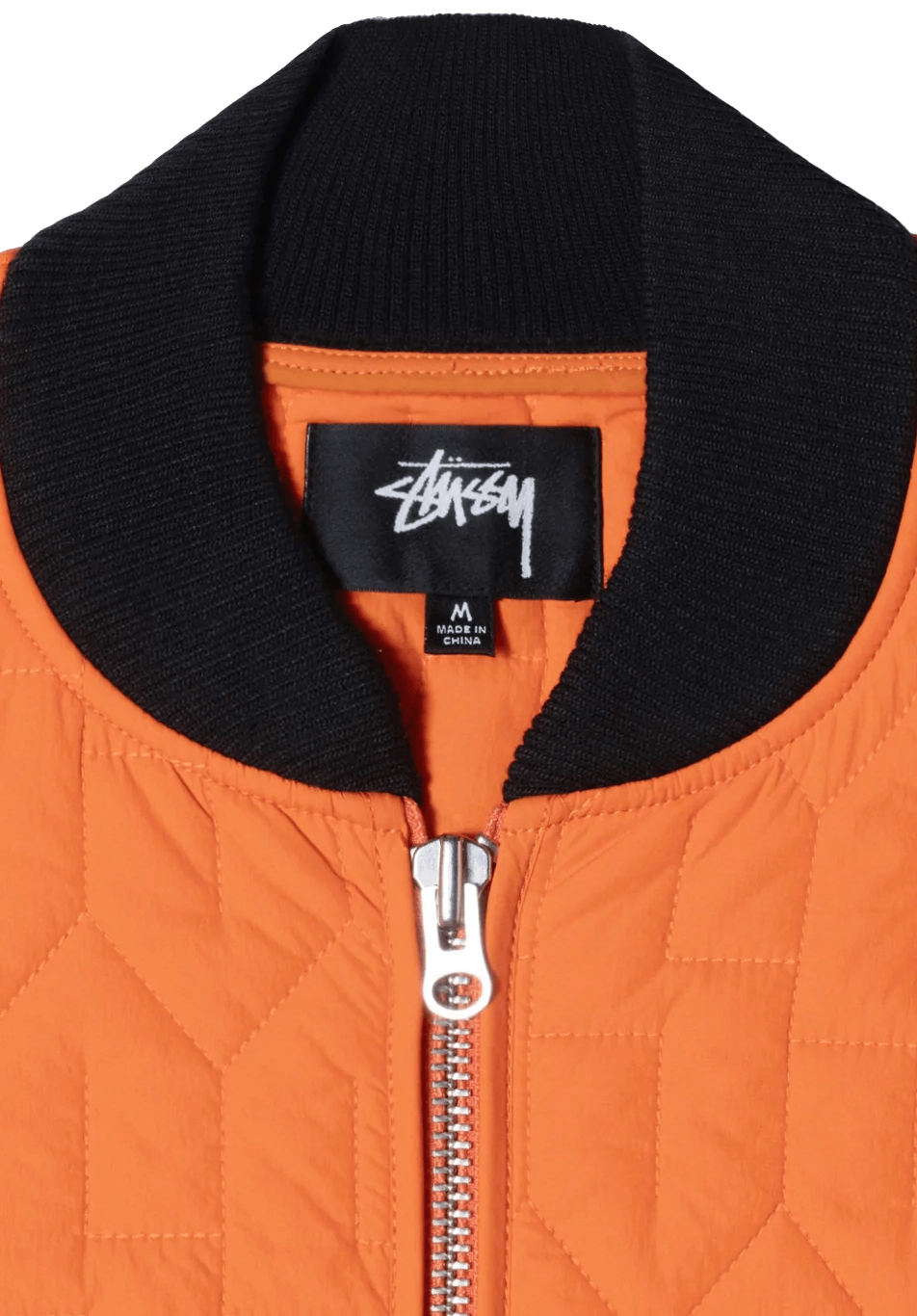 Stussy S Quilted Liner Jacket Orange