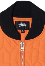 Load image into Gallery viewer, Stussy S Quilted Liner Jacket Orange
