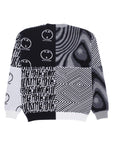 Fucking Awesome - Cult Of Personality Sweater Black/White - Black / White / Grey