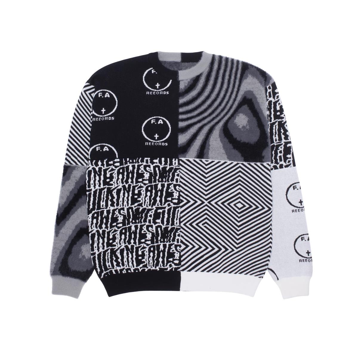 Fucking Awesome - Cult Of Personality Pull Noir/Blanc - Noir / Blanc / Gris