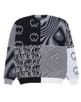 Fucking Awesome - Cult Of Personality Sweater Black/White - Black / White / Grey