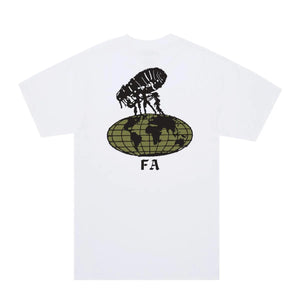 Fucking Awesome - Flea The World Tee White - White