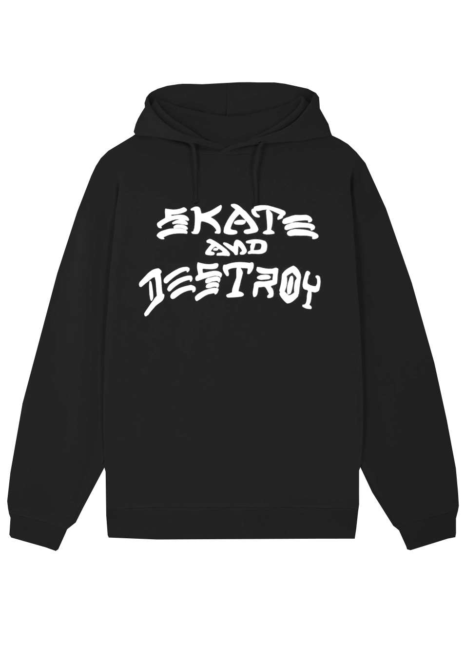Thrasher Skate & Destroy Hoodie Black ONLINE ONLY