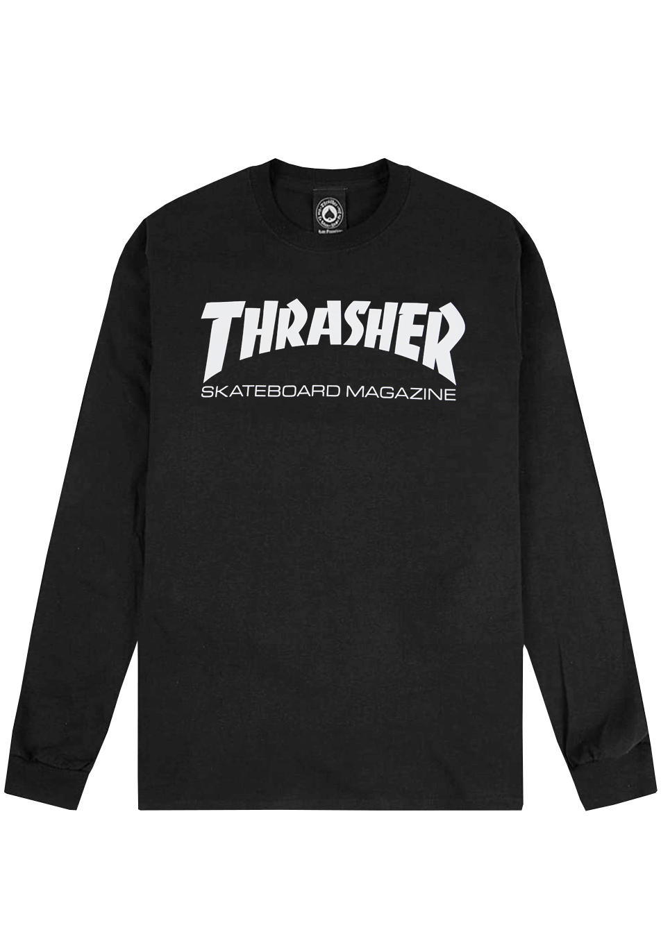Thrasher Skate Mag LS Schwarz NUR ONLINE