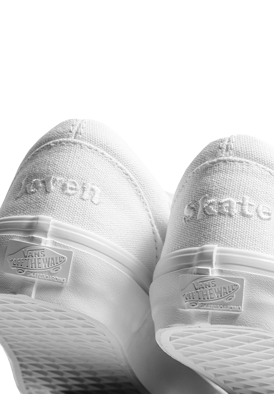 Chaussures Vans Skate x LovenSkate Skate Slip-On Blanc EN LIGNE UNIQUEMENT