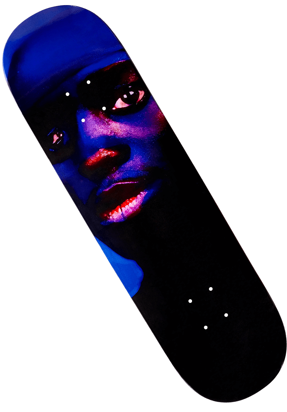 Violet Straight-Face Dipped Deck